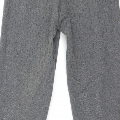 H&M Girls Grey Geometric  Carrot Trousers Size 12-13 Years