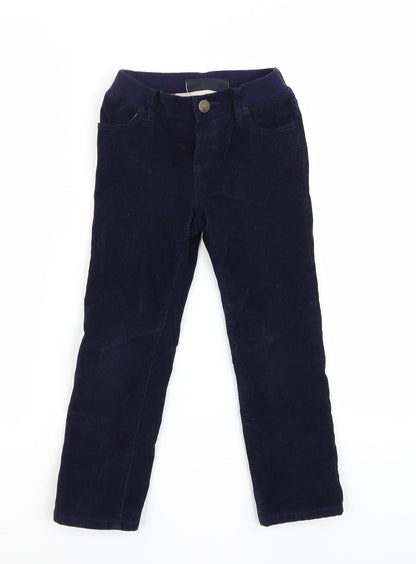 Gap Girls Blue  Velvet Straight Jeans Size 5 Years