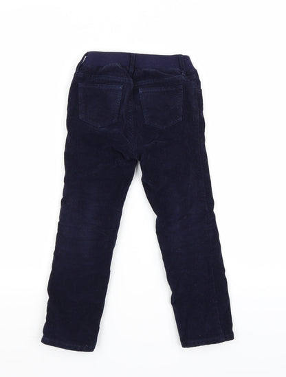 Gap Girls Blue  Velvet Straight Jeans Size 5 Years