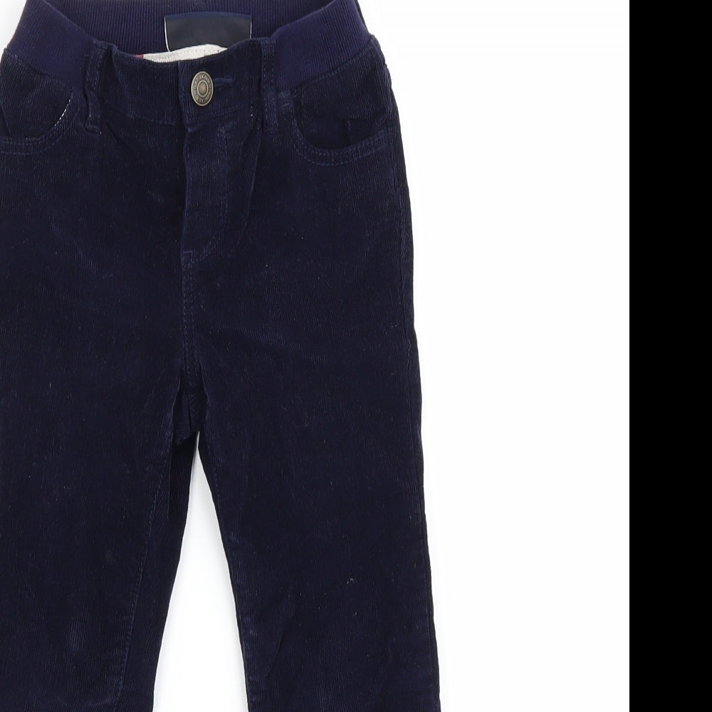 Gap Girls Blue  Velvet Straight Jeans Size 5 Years