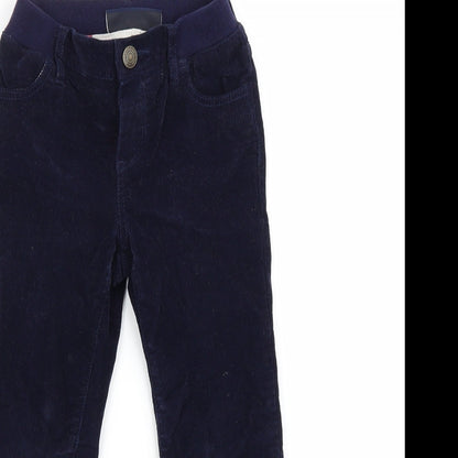 Gap Girls Blue  Velvet Straight Jeans Size 5 Years