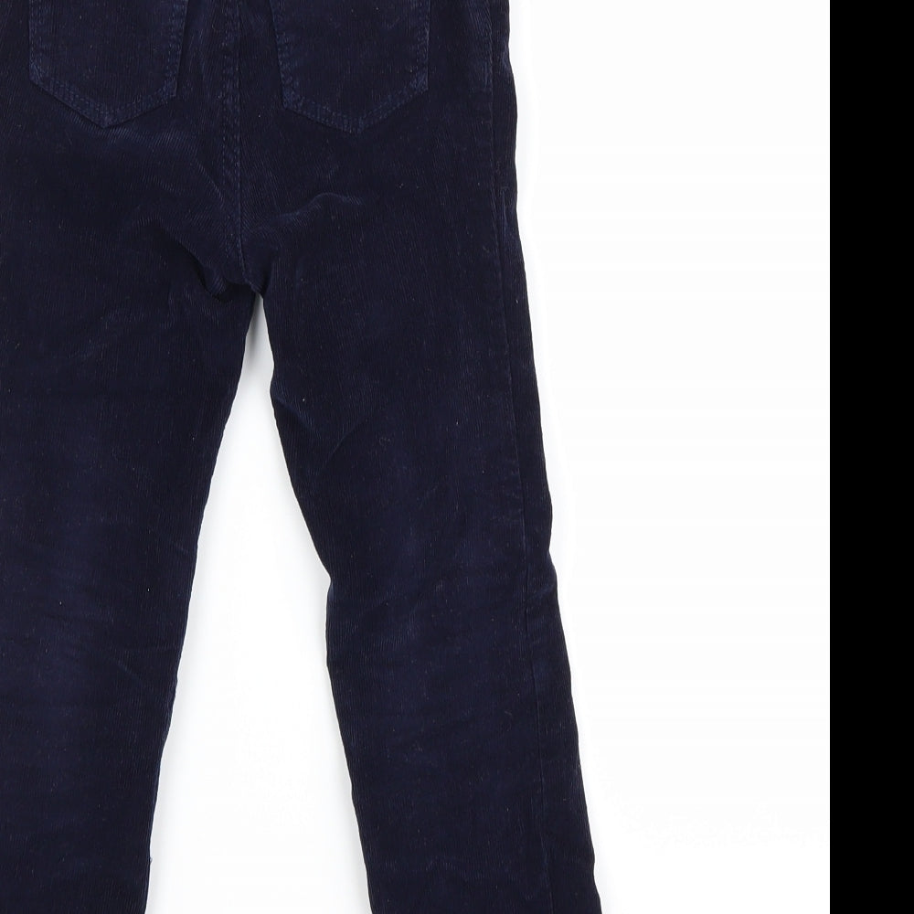Gap Girls Blue  Velvet Straight Jeans Size 5 Years