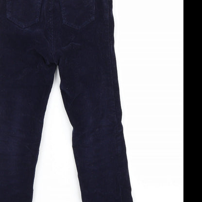 Gap Girls Blue  Velvet Straight Jeans Size 5 Years