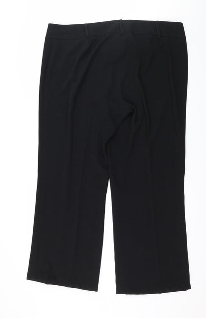 Amartanto Womens Black Polka Dot  Trousers  Size 18 L28 in