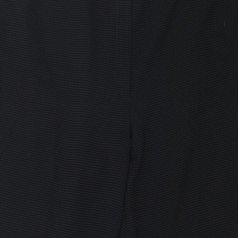 Amartanto Womens Black Polka Dot  Trousers  Size 18 L28 in