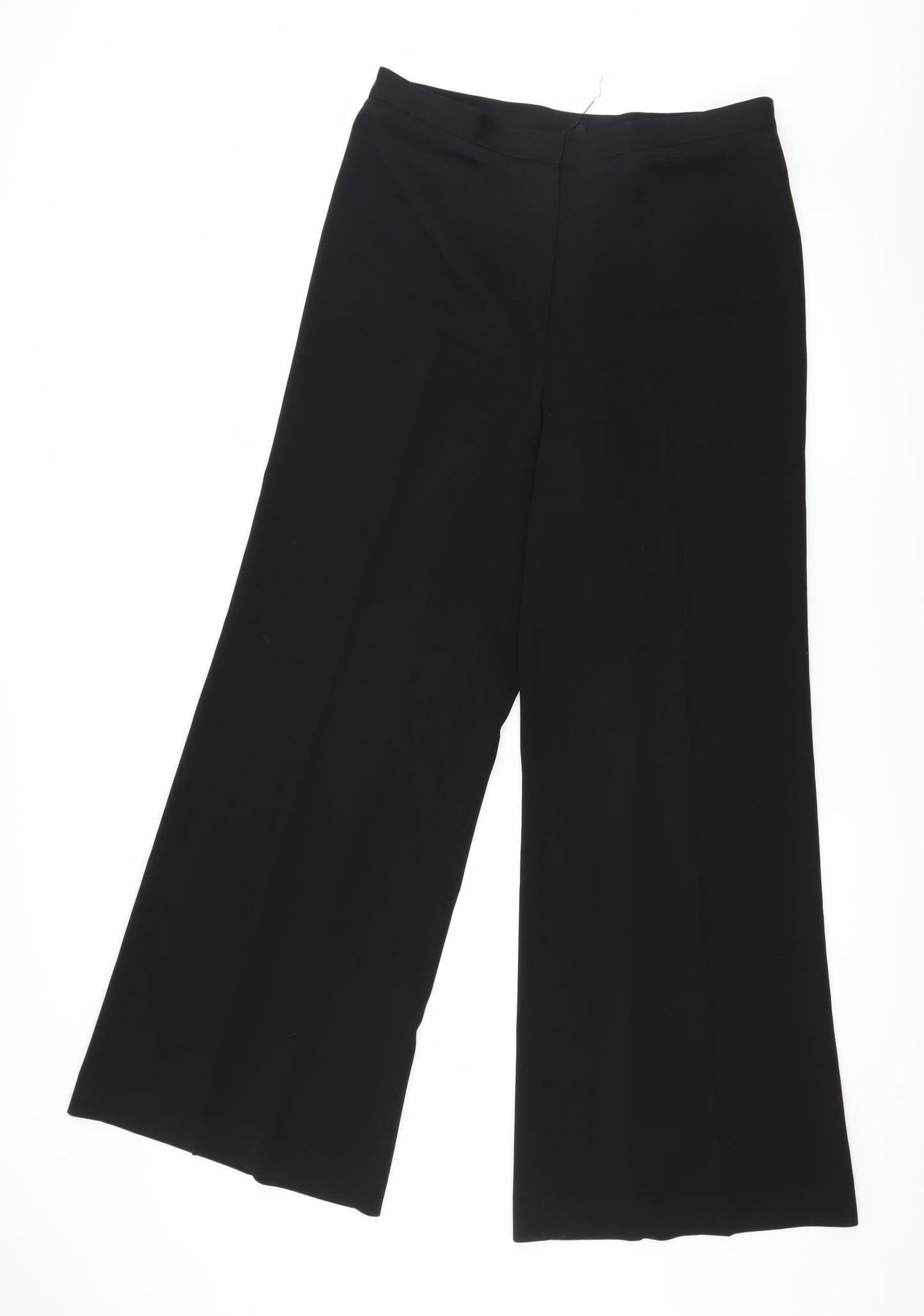 Womens UK Size 30 in Preworn Regular Fit  Black Trousers