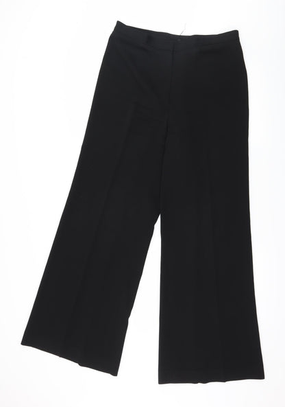 Womens UK Size 30 in Preworn Regular Fit  Black Trousers