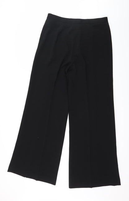 Womens UK Size 30 in Preworn Regular Fit  Black Trousers