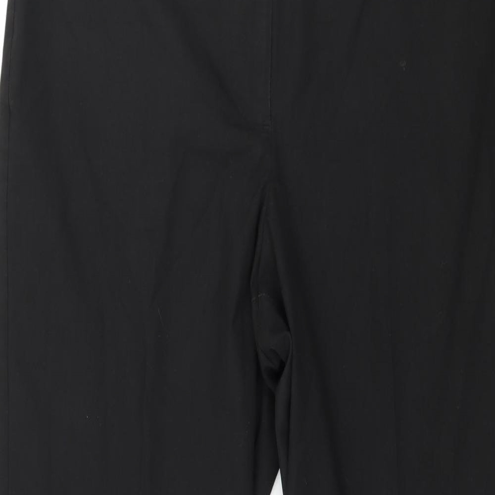 Womens UK Size 12 Ann Taylor Regular Fit  Black Trousers