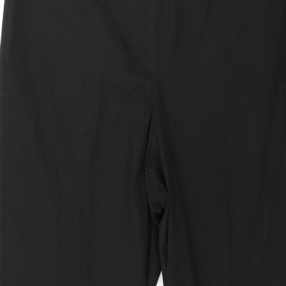 Womens UK Size 12 Ann Taylor Regular Fit  Black Trousers