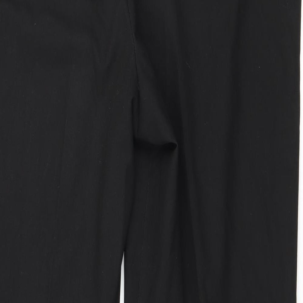 Womens UK Size 12 Ann Taylor Regular Fit  Black Trousers