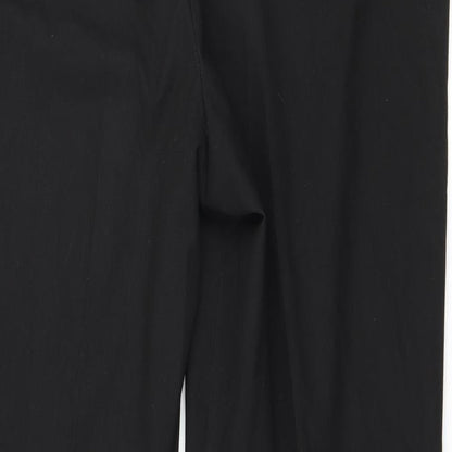 Womens UK Size 12 Ann Taylor Regular Fit  Black Trousers