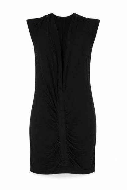 Front view of paper sun women’s black mini, size S