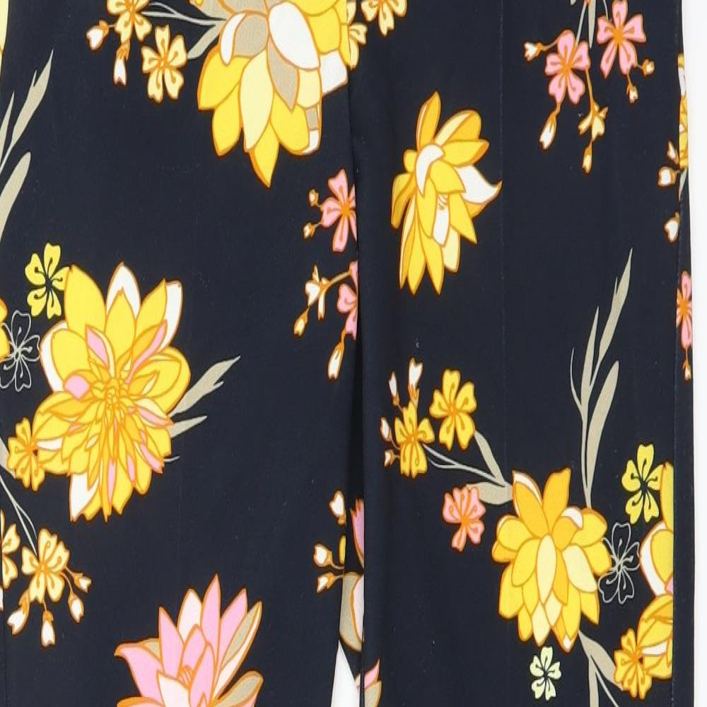 Betty Barclay Womens Blue Floral  Trousers  Size 8 L30 in