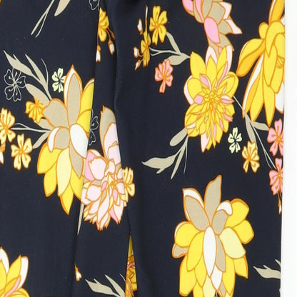 Betty Barclay Womens Blue Floral  Trousers  Size 8 L30 in