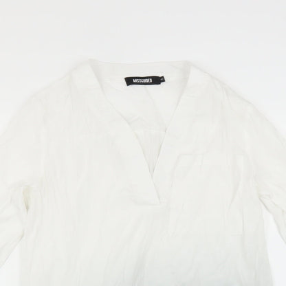 Missguided Womens Grey   Basic Blouse Size 6