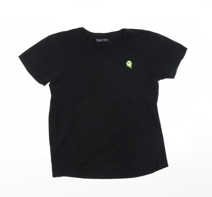 Premium Collection Womens Black   Basic T-Shirt Size M