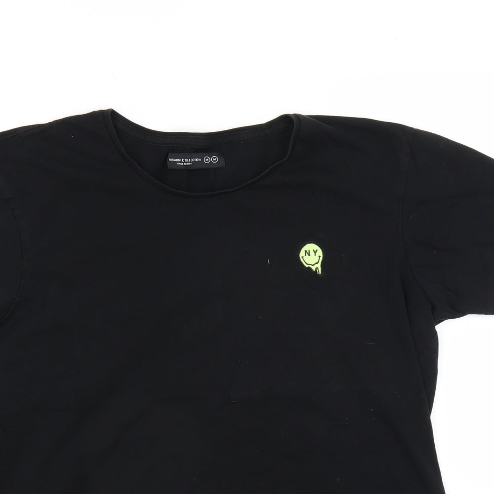 Premium Collection Womens Black   Basic T-Shirt Size M