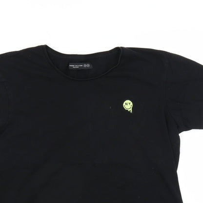 Premium Collection Womens Black   Basic T-Shirt Size M