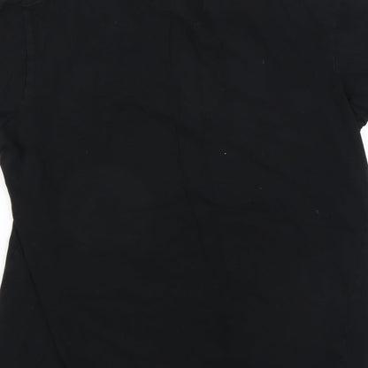 Premium Collection Womens Black   Basic T-Shirt Size M