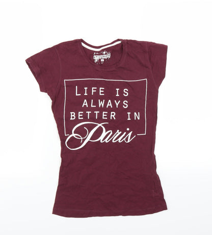 Primark Womens Purple   Basic T-Shirt Size 6