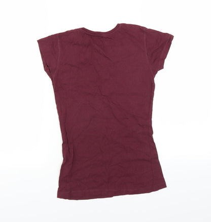 Primark Womens Purple   Basic T-Shirt Size 6