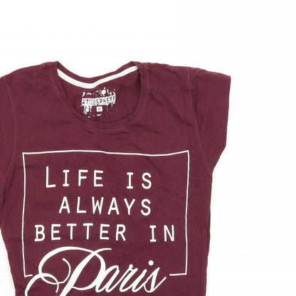 Primark Womens Purple   Basic T-Shirt Size 6