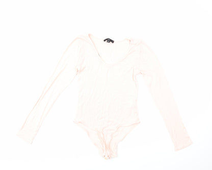 Missguided Womens Pink   Basic T-Shirt Size 10