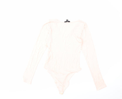 Missguided Womens Pink   Basic T-Shirt Size 10