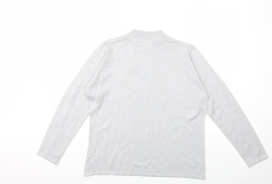 Preworn Womens Grey  Knit Pullover Jumper Size M
