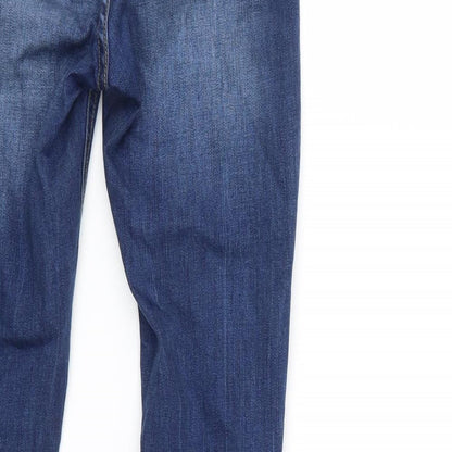 Womens UK Size 26 in Preworn Regular Fit Skinny Blue Jeans