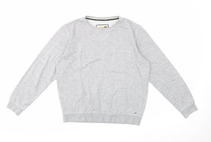Mens UK Size M Preworn Grey Pullover Sweatshirt