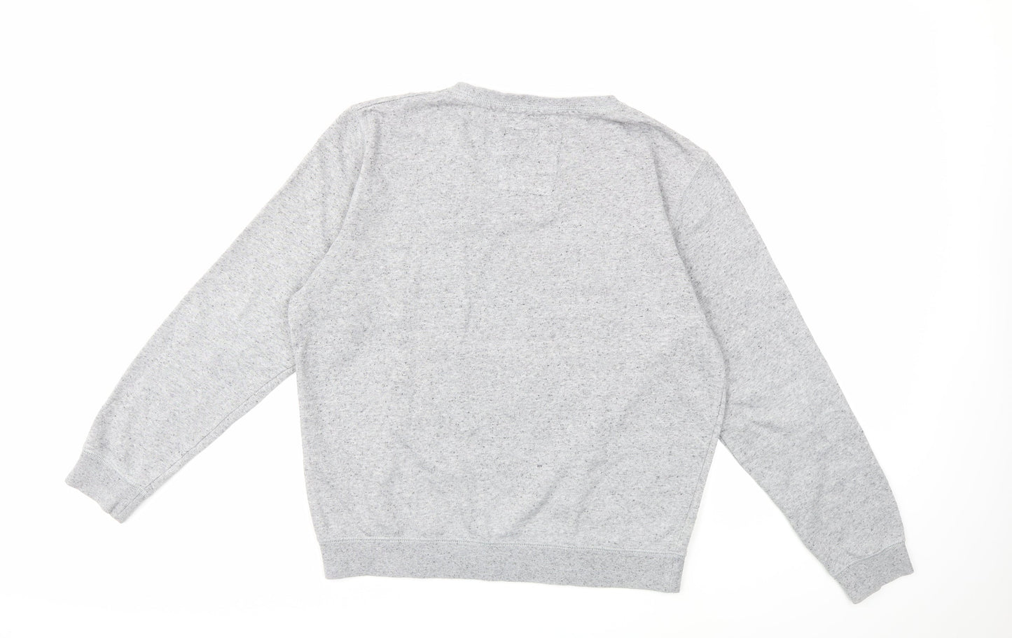 Mens UK Size M Preworn Grey Pullover Sweatshirt