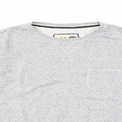 Mens UK Size M Preworn Grey Pullover Sweatshirt