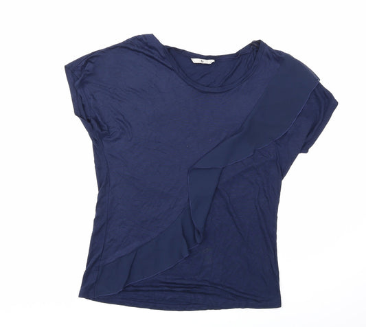 TU Womens Blue   Basic T-Shirt Size 12