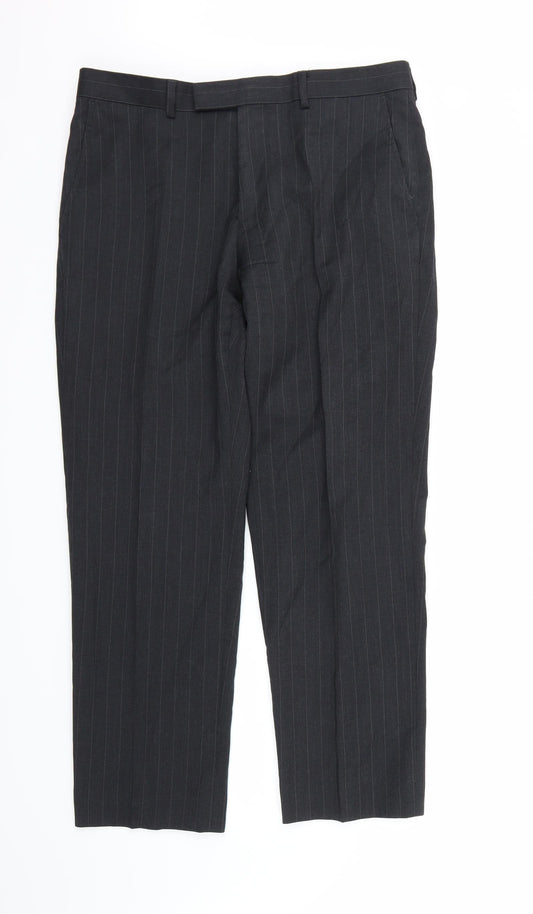 Sartorial Mens Grey   Trousers  Size 34 L29 in