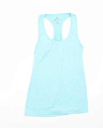 Front view of 90 Degree women’s blue basic tank, size L
