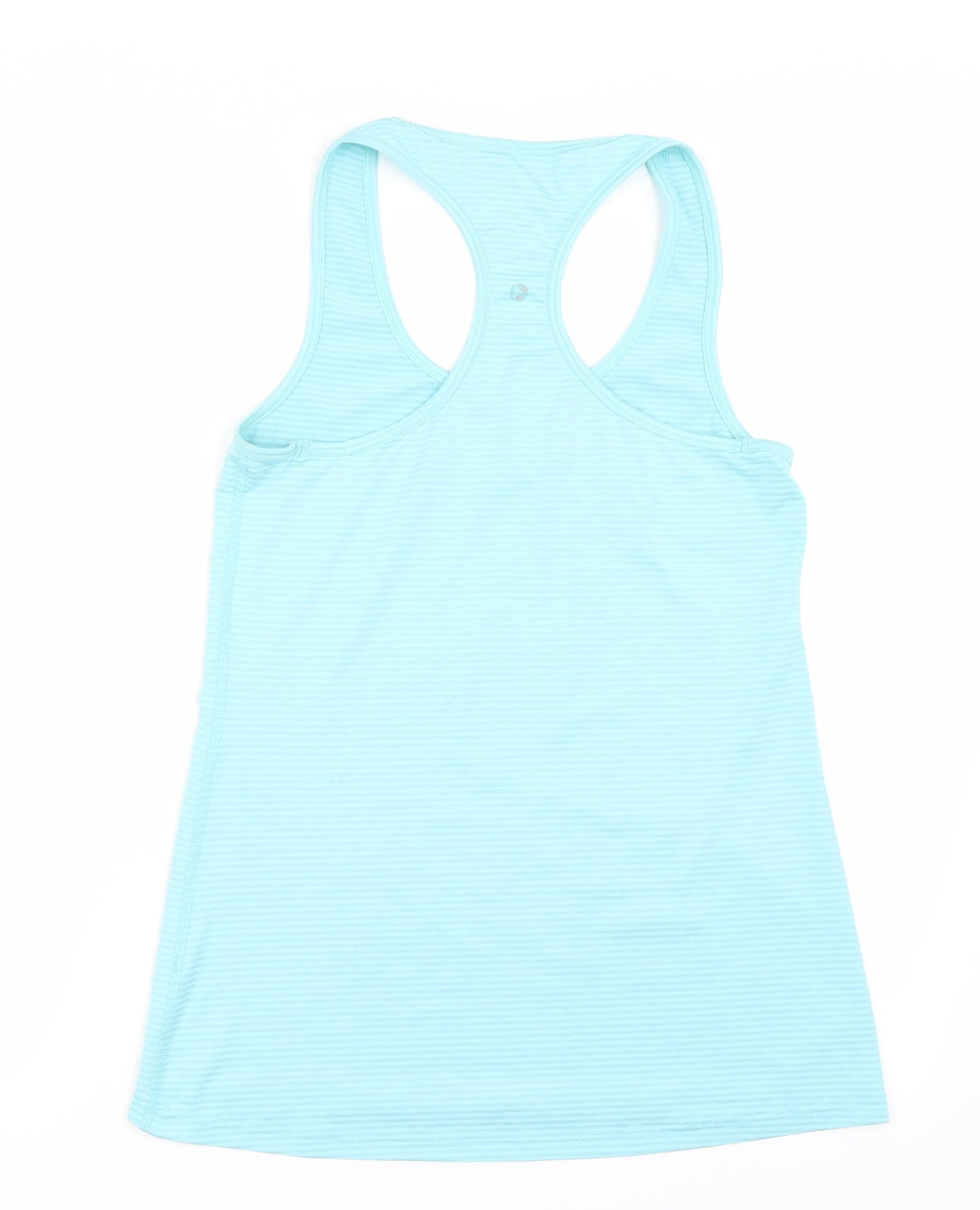 Back view of 90 Degree women’s blue basic tank, size L