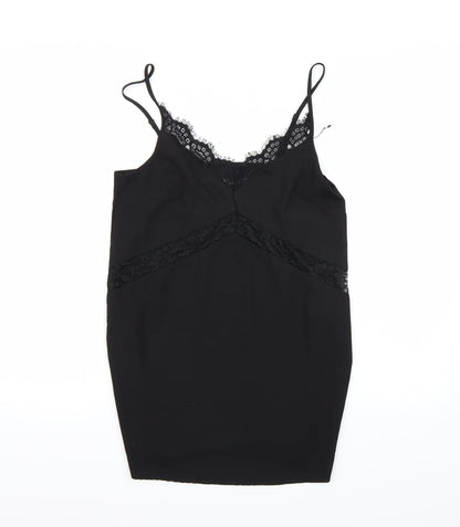 Missguided Womens Black   Basic Tank Size 8