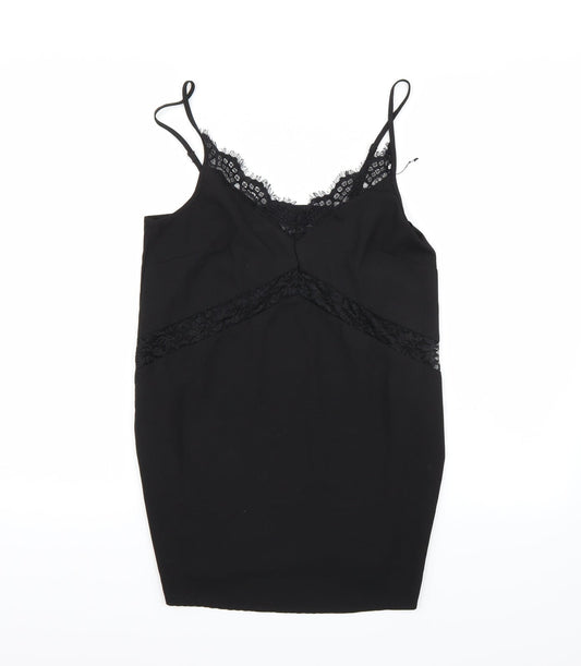 Missguided Womens Black   Basic Tank Size 8