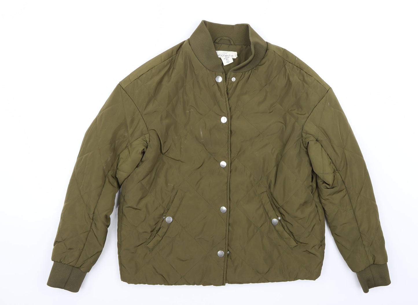 Womens UK Size 4 H&M Green Jacket