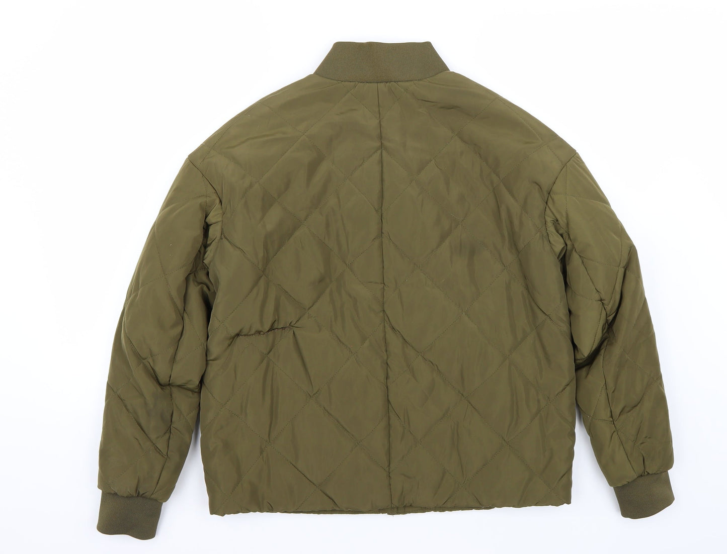Womens UK Size 4 H&M Green Jacket