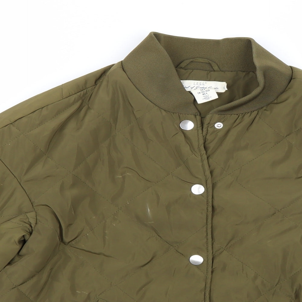 Womens UK Size 4 H&M Green Jacket