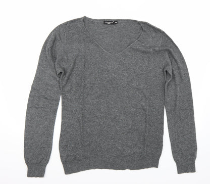 Additional front view of Escandelle women’s grey jumper, size M