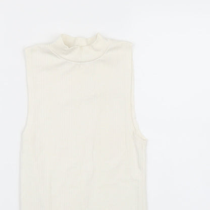 Newlook Womens White   Basic T-Shirt Size 6