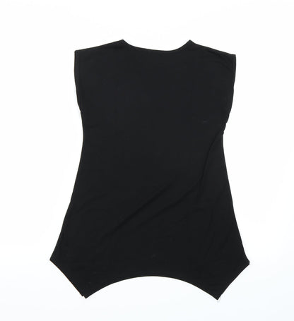 F&F Girls Black   Basic T-Shirt Size 9-10 Years