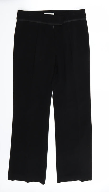 Quin and Donnelly Womens Black   Trousers  Size 12 L31 in
