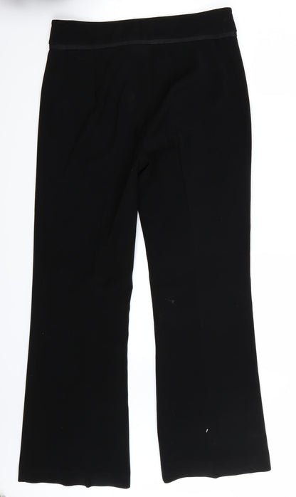 Quin and Donnelly Womens Black   Trousers  Size 12 L31 in