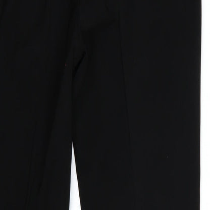 Quin and Donnelly Womens Black   Trousers  Size 12 L31 in