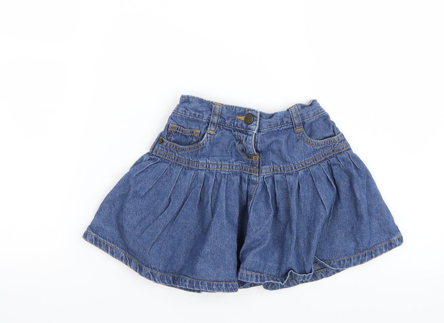 George Girls Blue   A-Line Skirt Size 3-4 Years